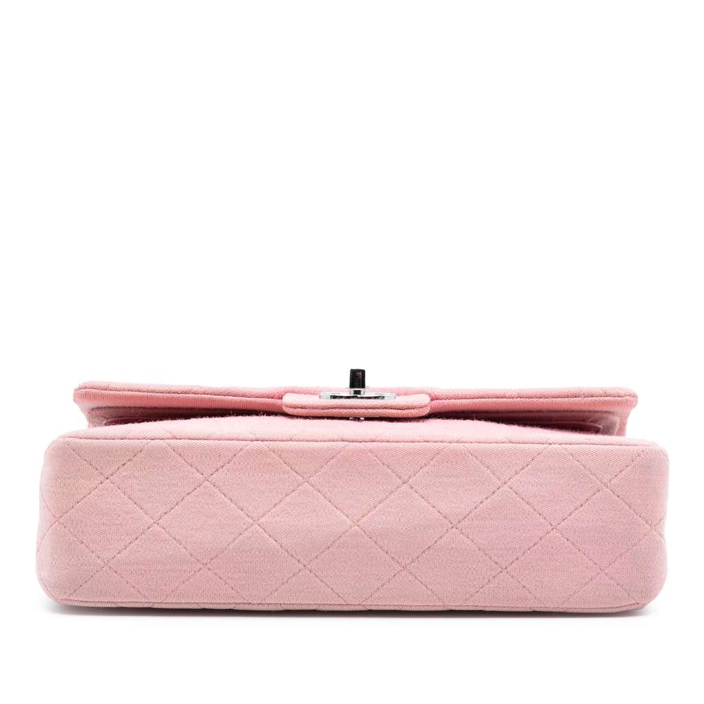 Chanel Small Classic Jersey Double Flap - 3