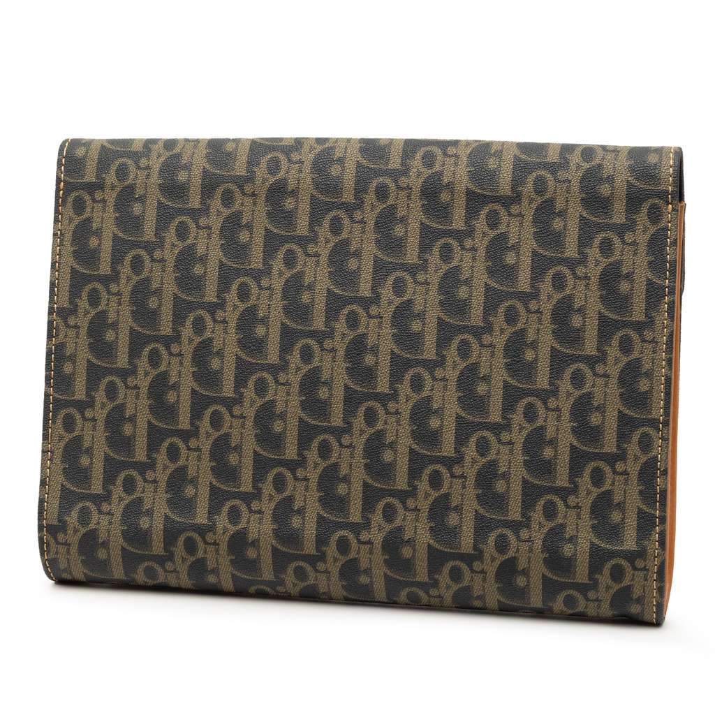 Dior Diorissimo Trotter Coated Canvas Clutch - 2