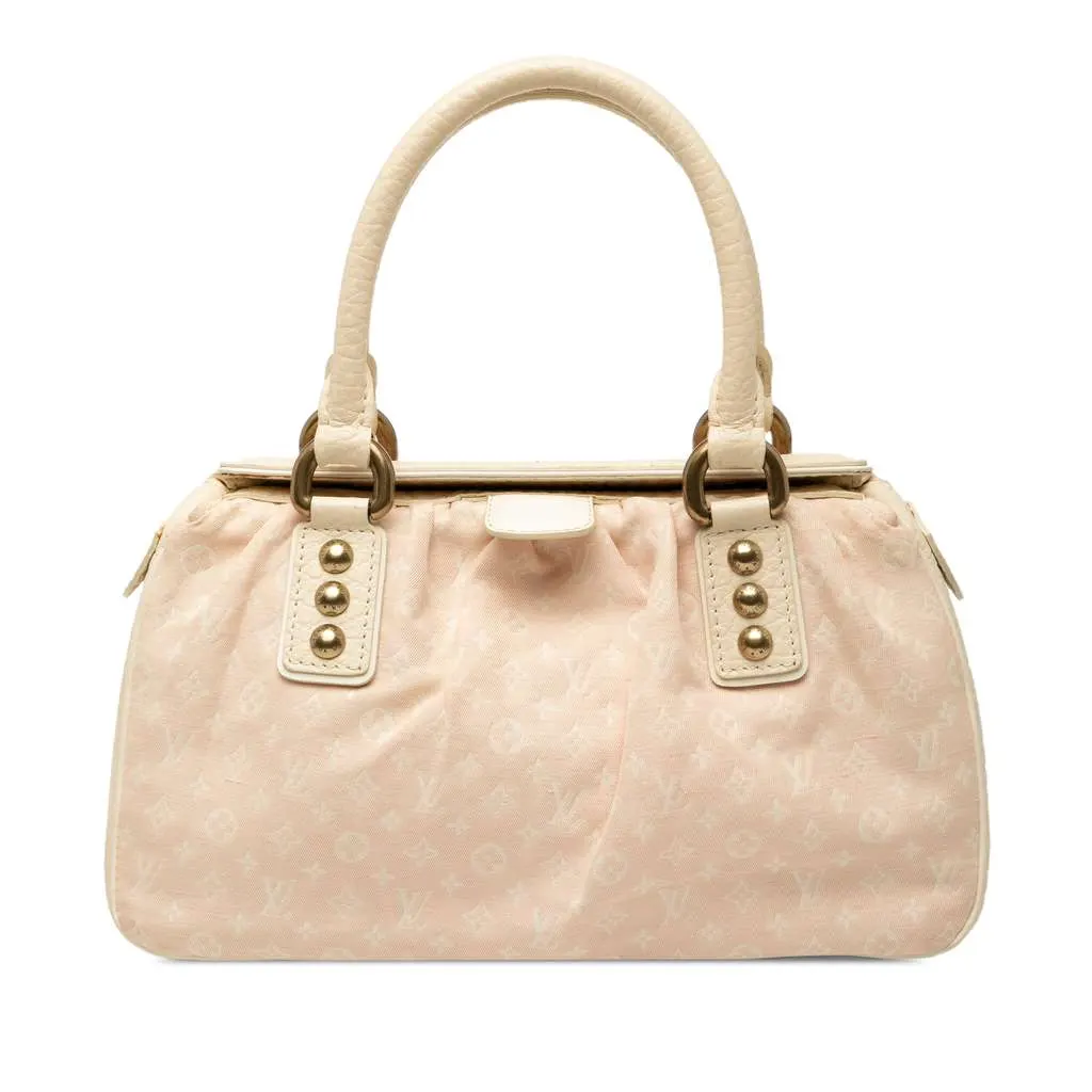 Louis Vuitton Monogram Mini Lin Trapeze PM Pink Canvas Good - Front View