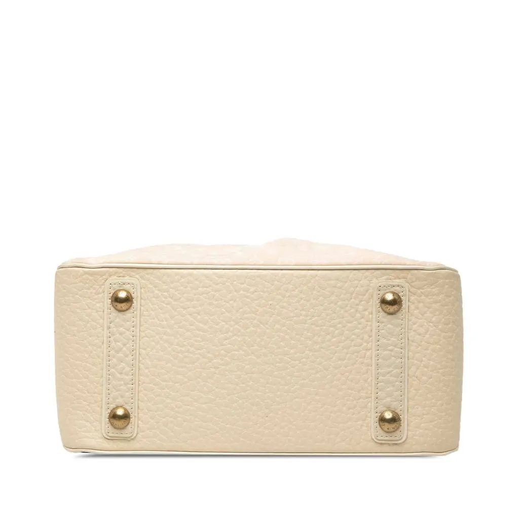 Louis Vuitton Monogram Mini Lin Trapeze PM Pink Canvas Good - Inside View