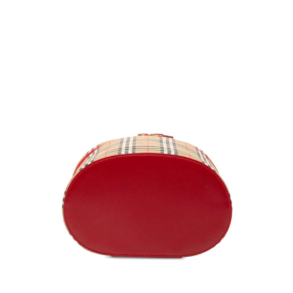 Burberry Haymarket Check Canvas Vanity Bag - 3