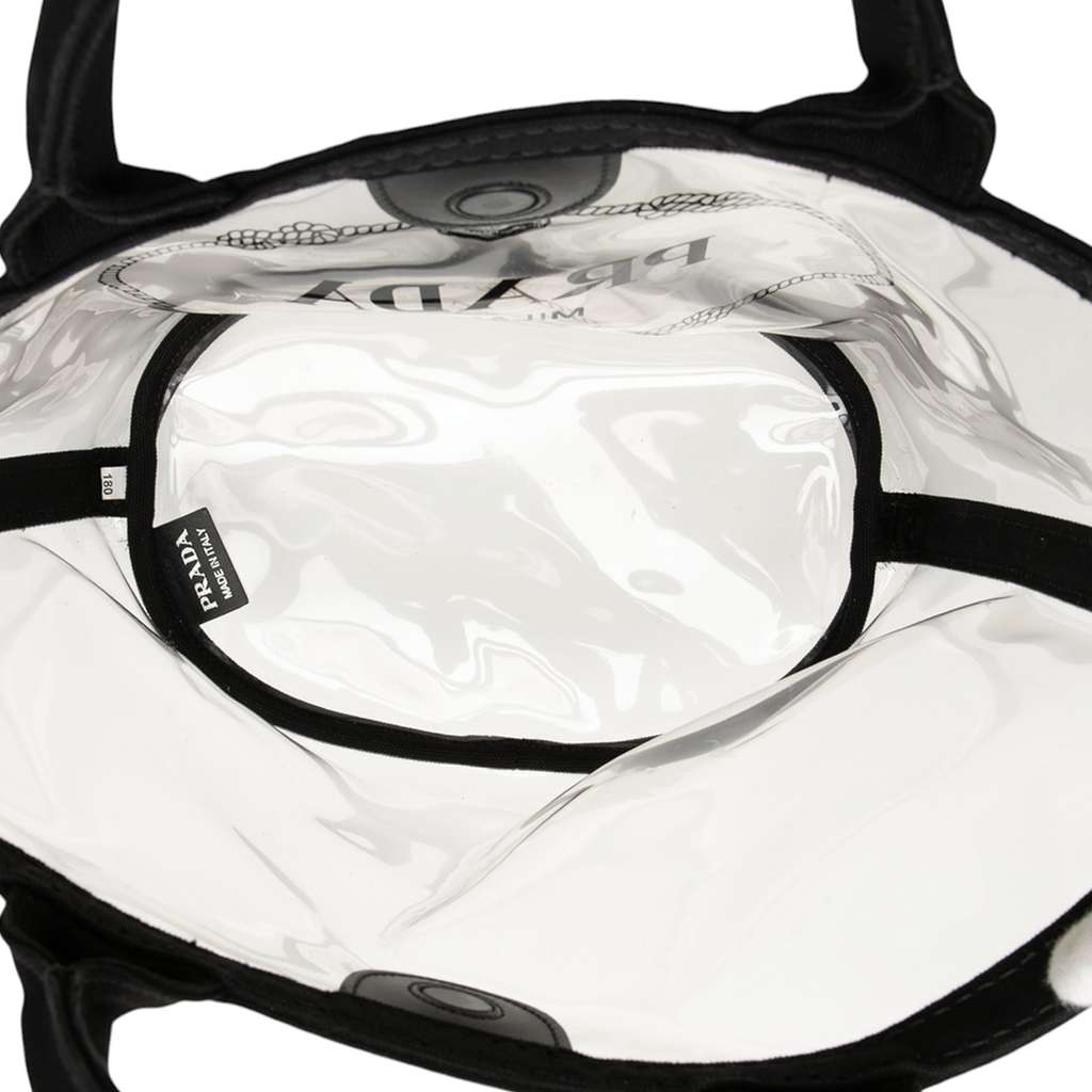 Prada PVC Canapa Logo Satchel - 4