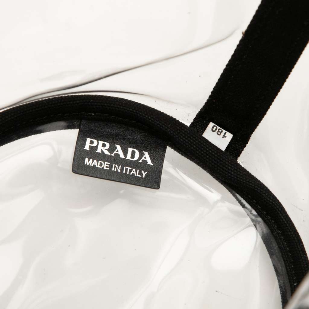 Prada PVC Canapa Logo Satchel - 5
