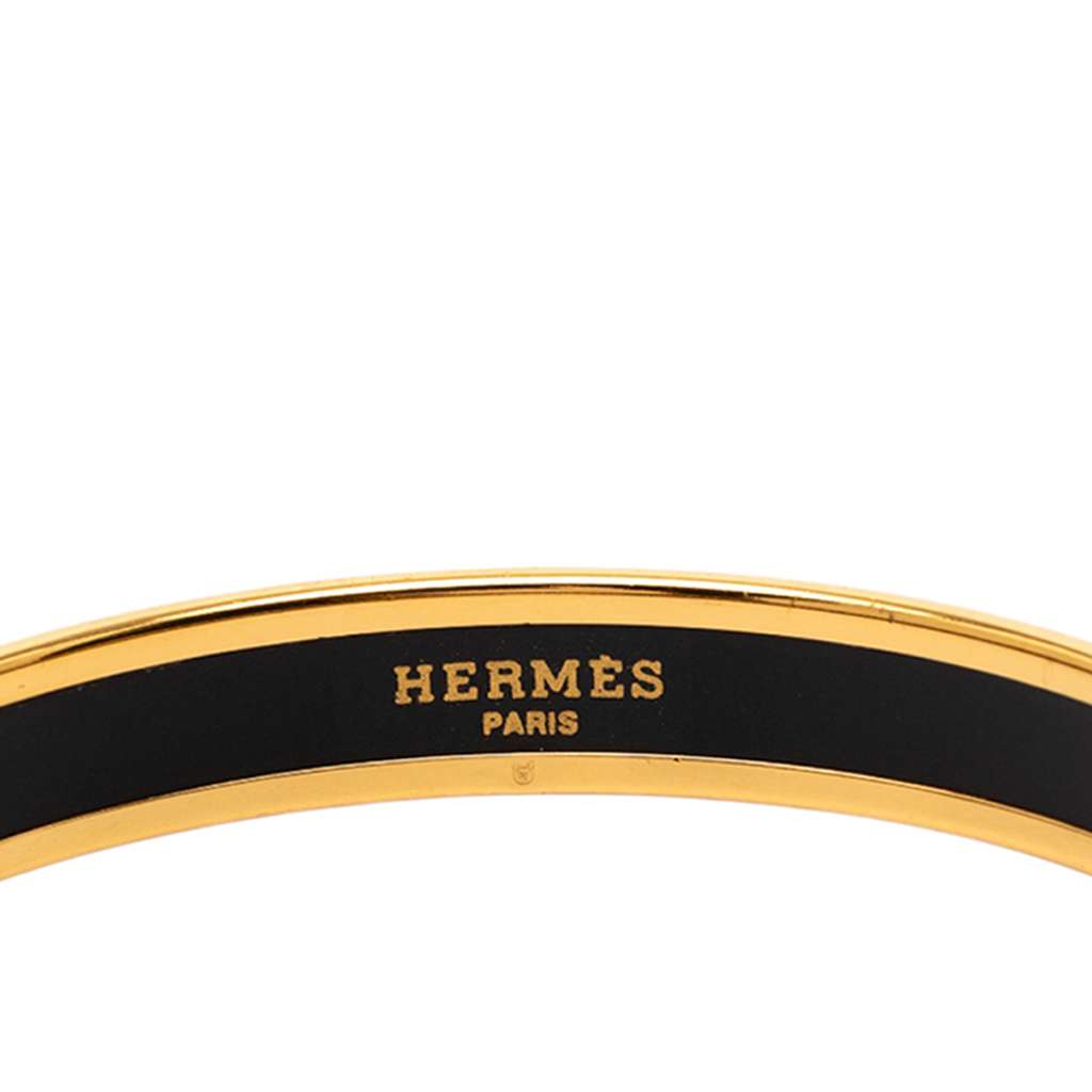 Hermès Narrow Enamel Caleche Bangle 70 - 5