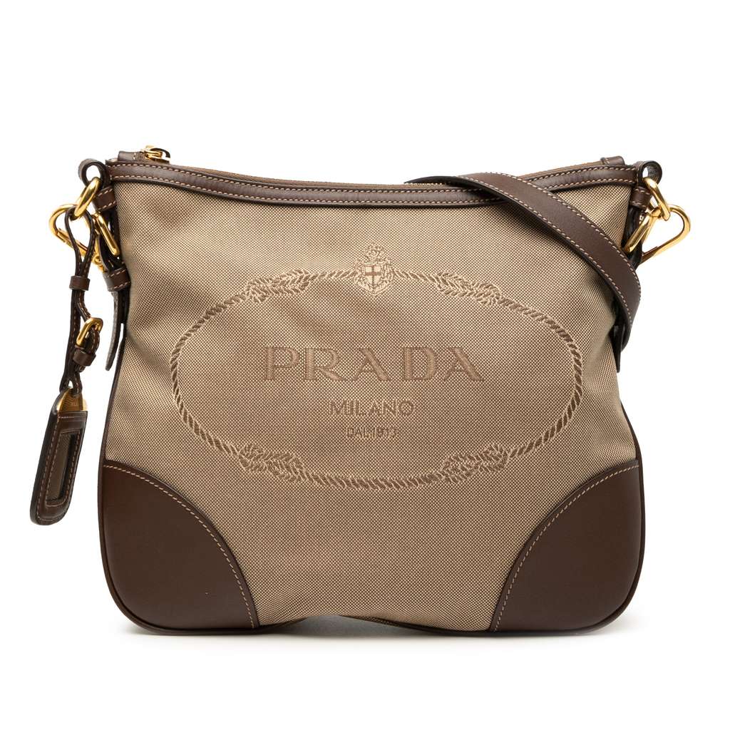 Prada Canvas Canapa Logo Crossbody
