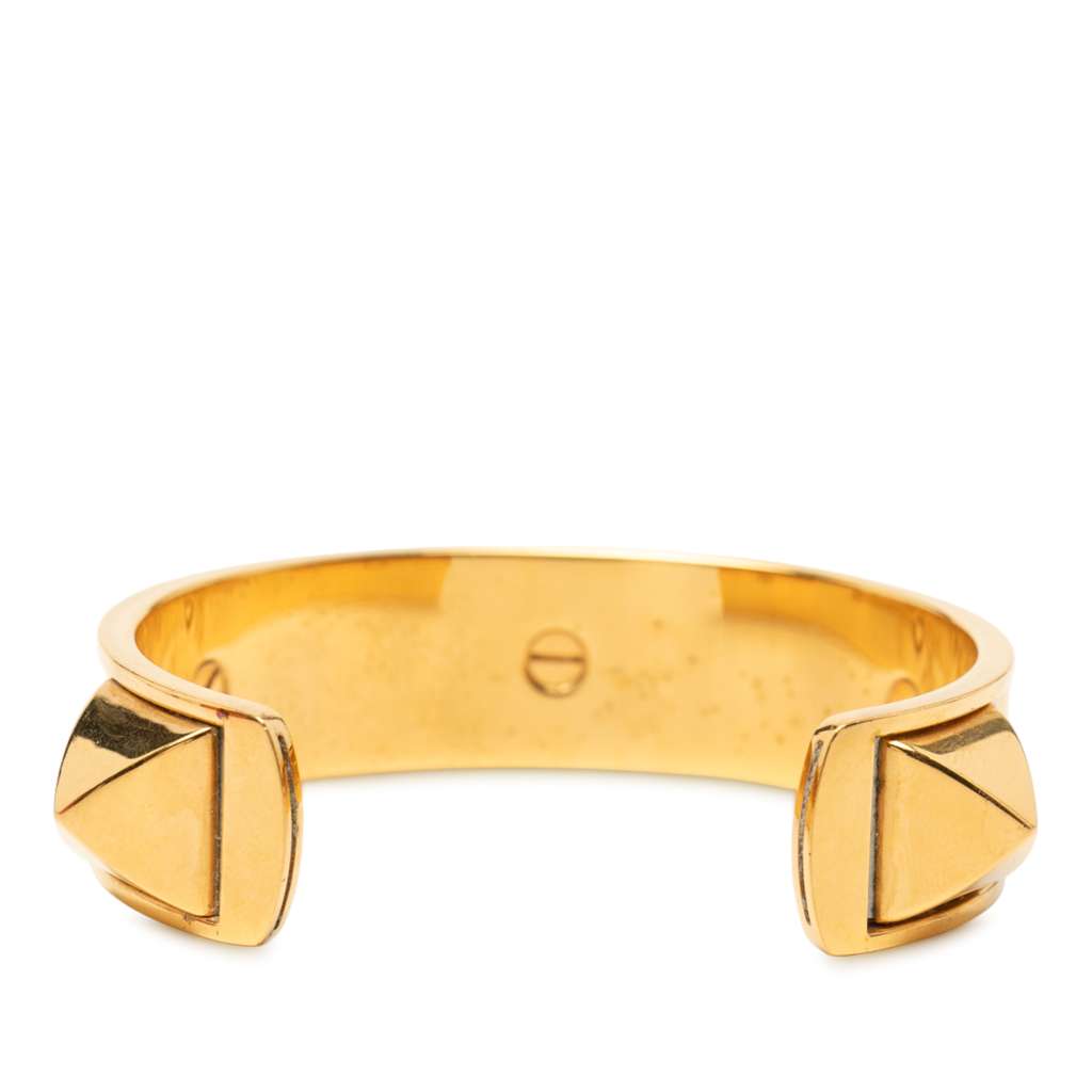 Hermès Gold Plated Medor Stud Bracelet - 3