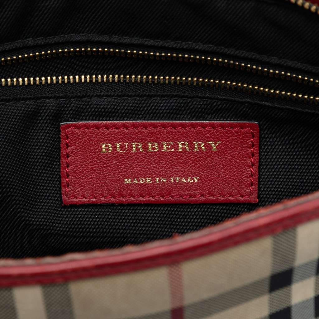 Burberry Haymarket Check Coated Canvas Chichester Crossbody - 5