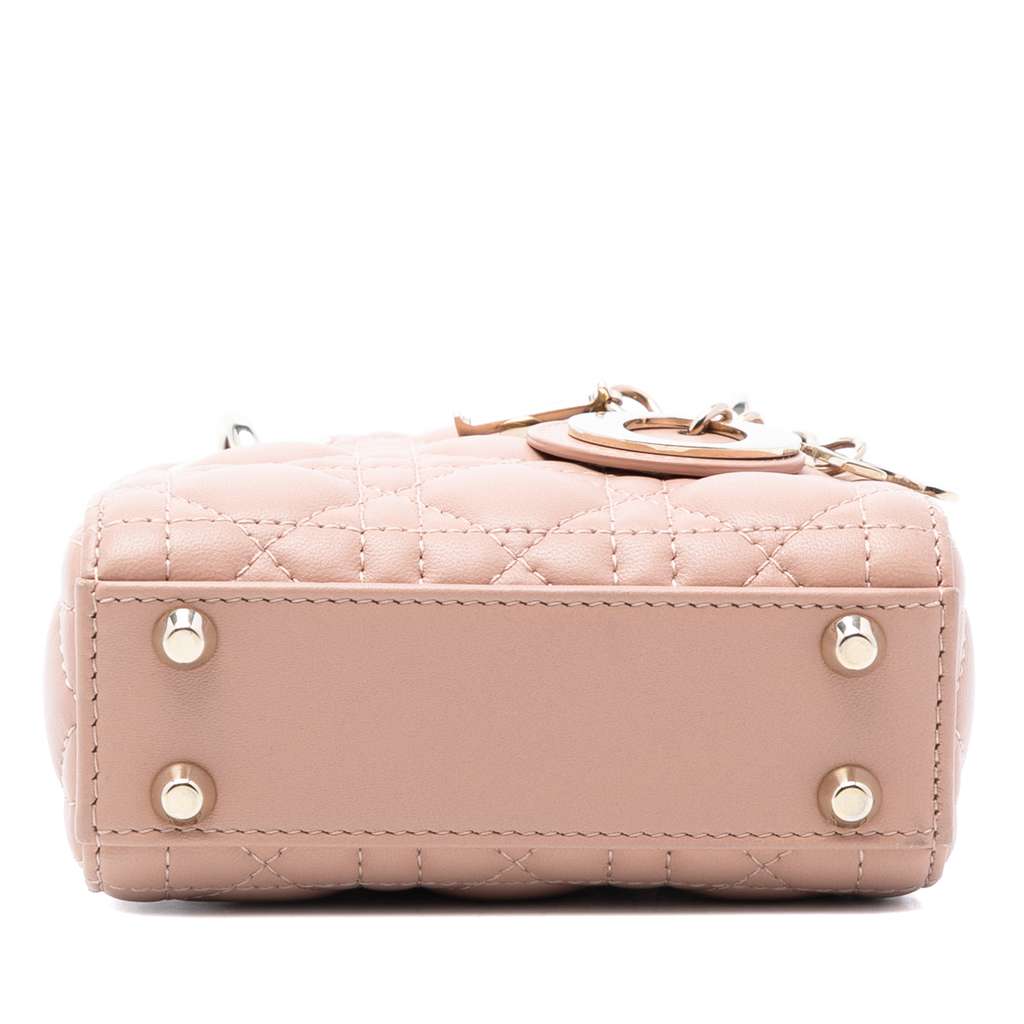 Dior Micro Lambskin Cannage Lady Dior - 3