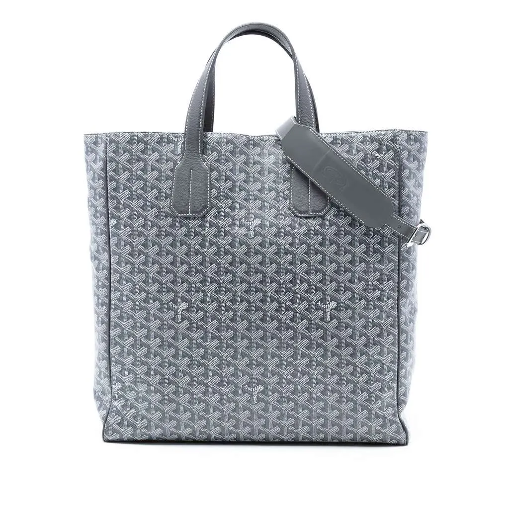 Goyard Goyardine Voltaire Grey Canvas Very good - Front View
