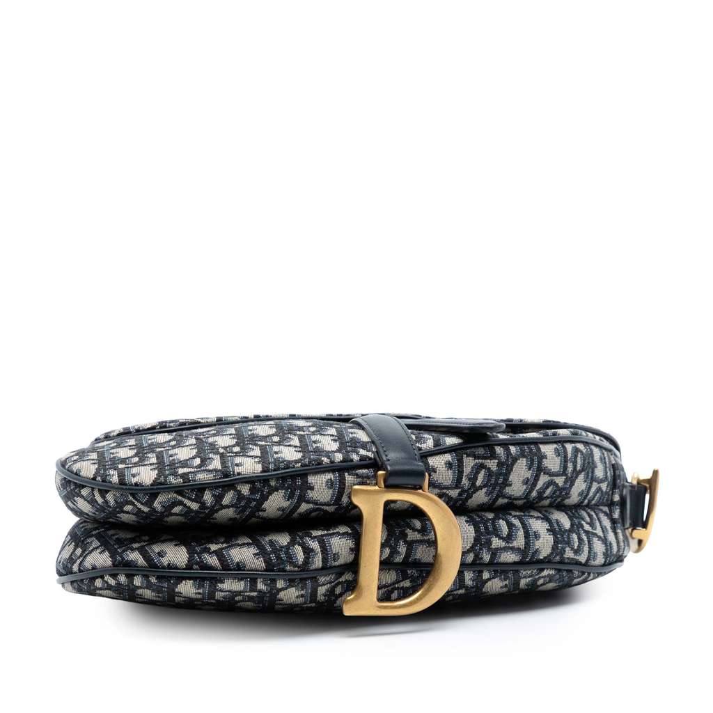 Dior Oblique Canvas Saddle Bag - 3