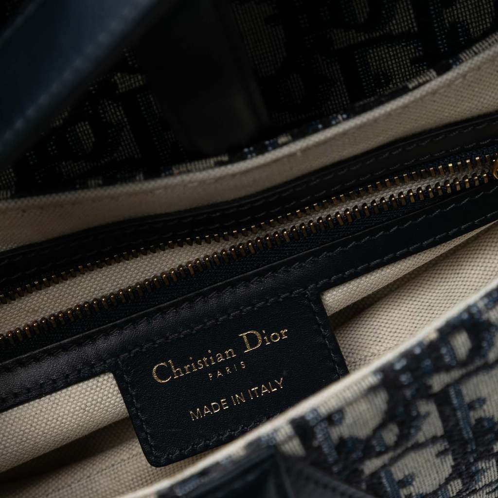 Dior Oblique Canvas Saddle Bag - 4