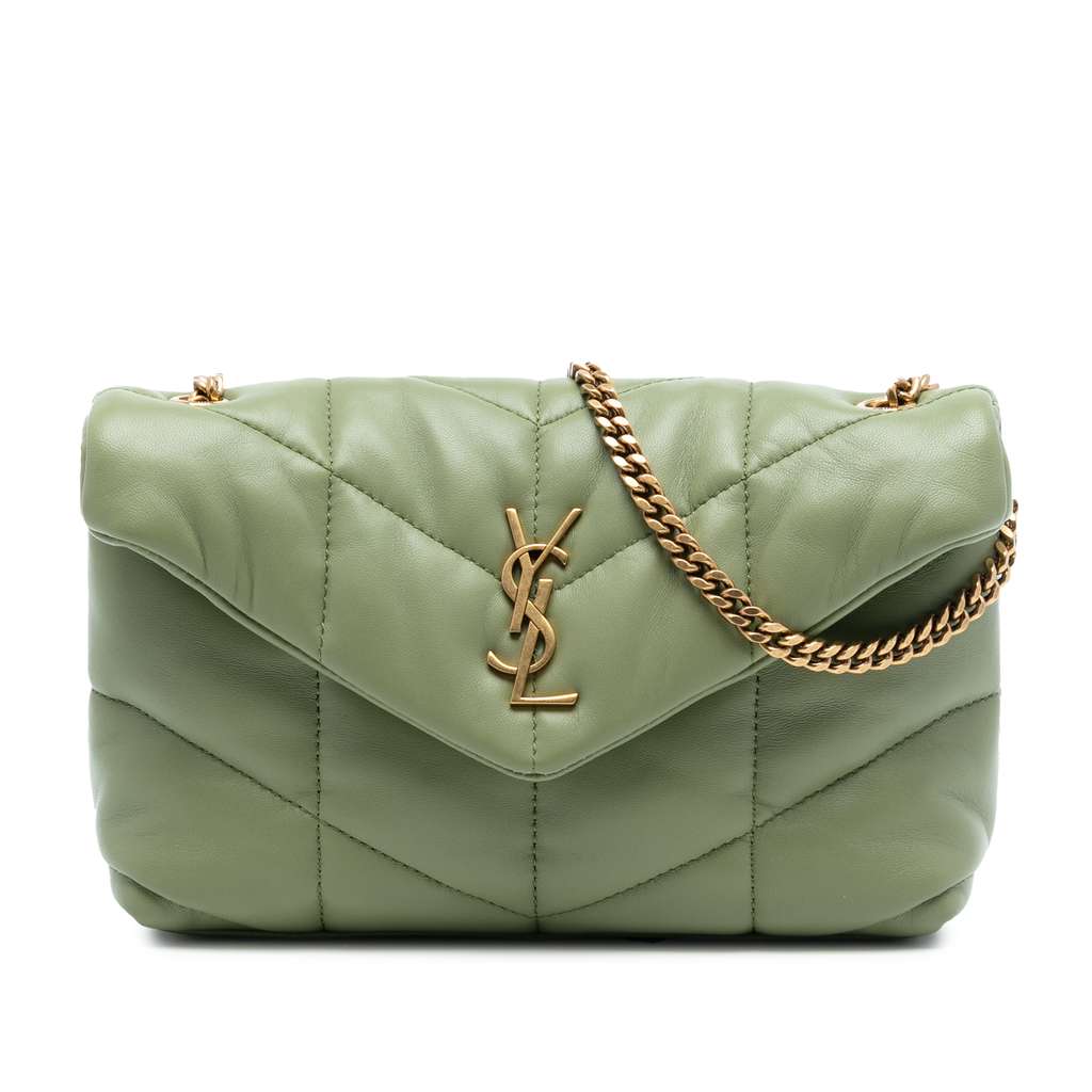 Saint Laurent Toy Lambskin Loulou Puffer Crossbody