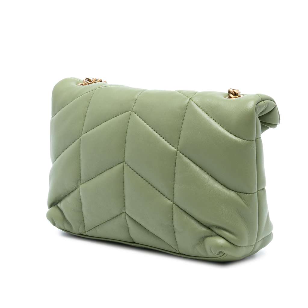 Saint Laurent Toy Lambskin Loulou Puffer Crossbody - 2