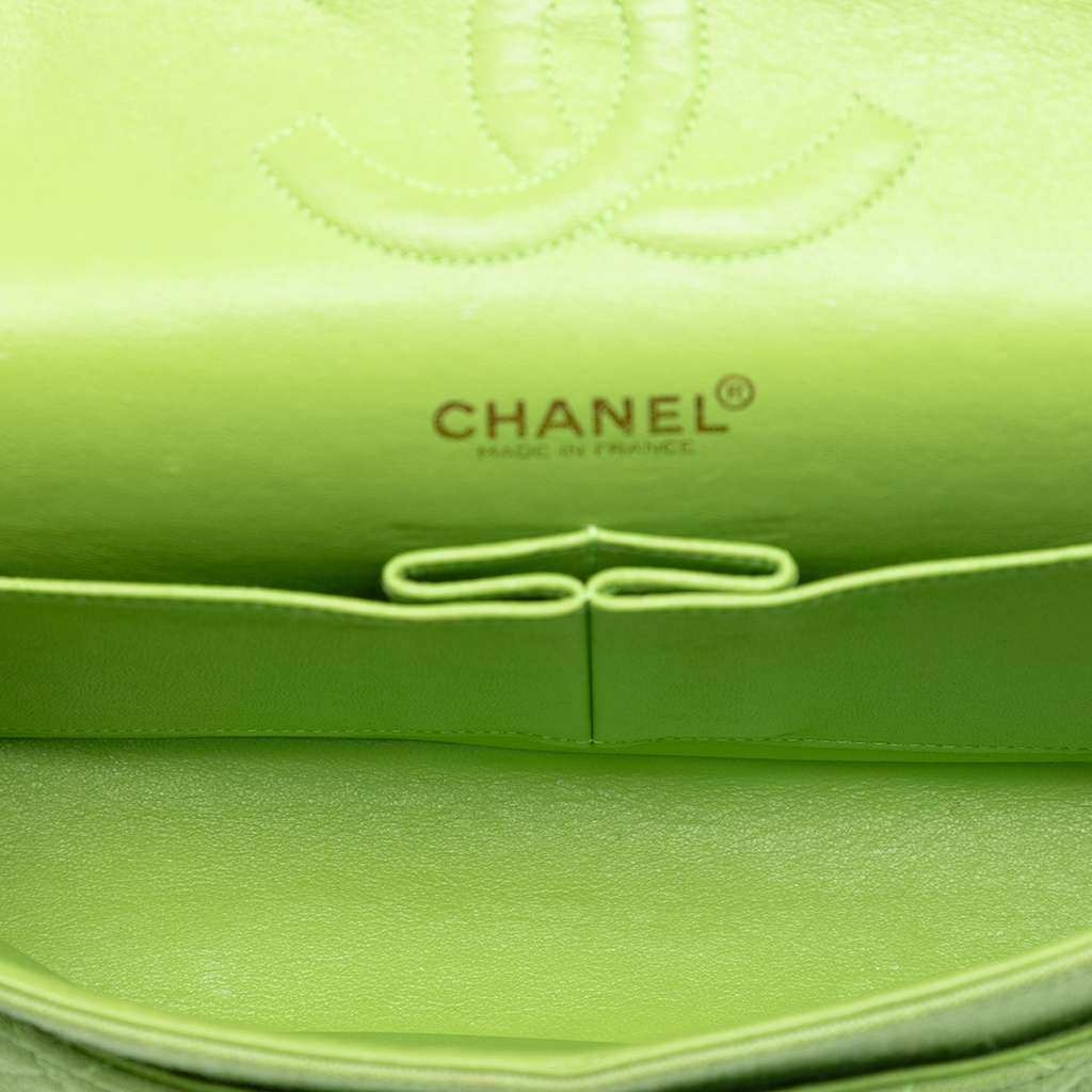 Chanel Medium Classic Jersey Bijoux Chain Double Flap - 4