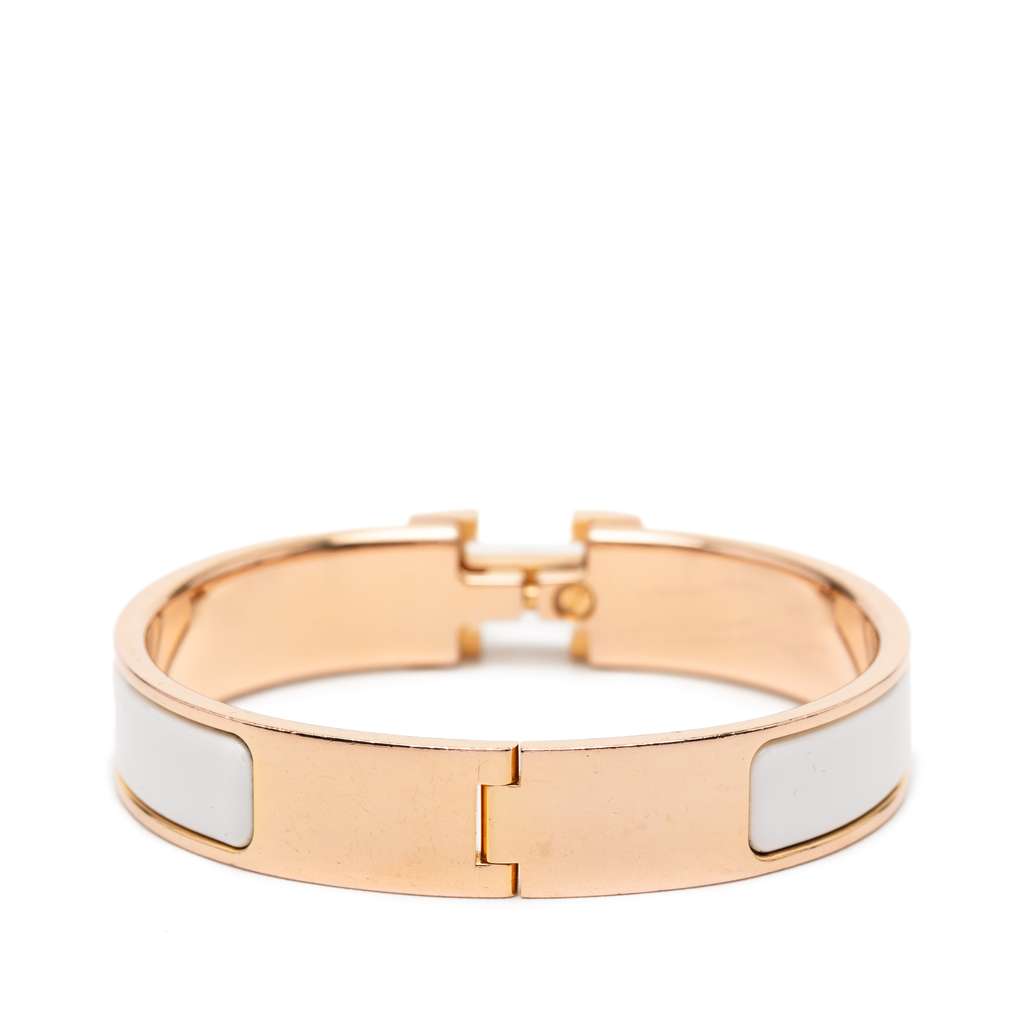 Hermès Narrow Enamel Clic H Bracelet PM - 3