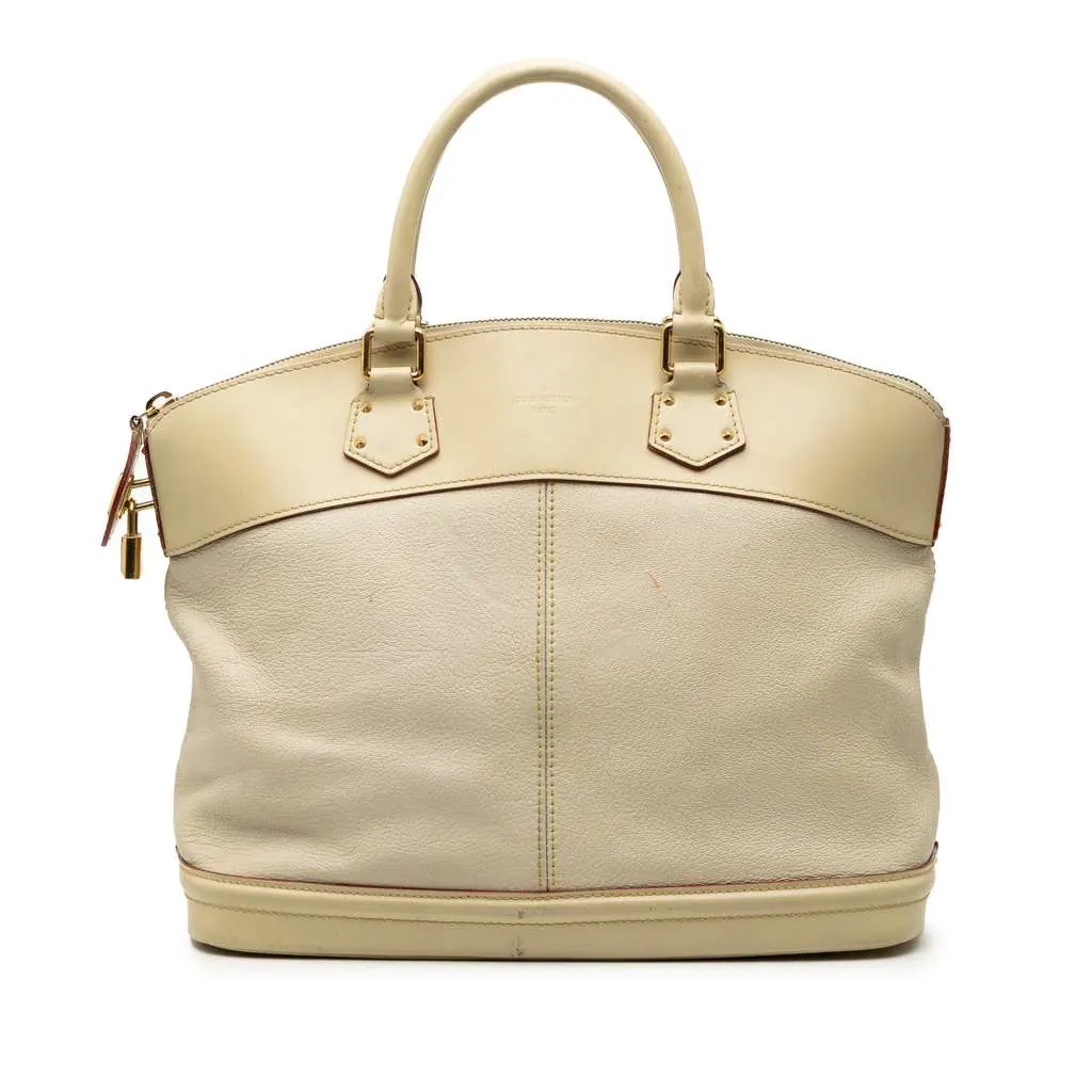 Louis Vuitton Suhali Lockit MM Brown Leather Very good - Front View