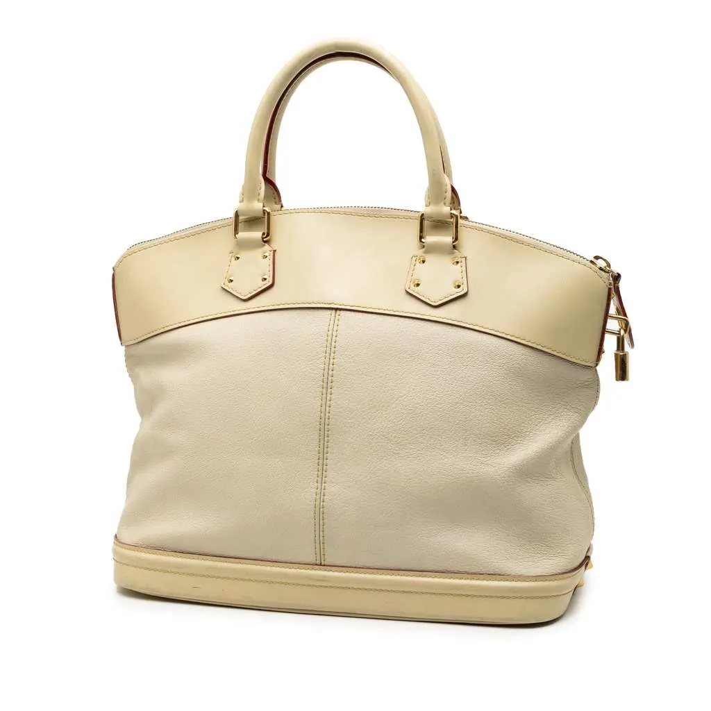 Louis Vuitton Suhali Lockit MM Brown Leather Very good - Back View