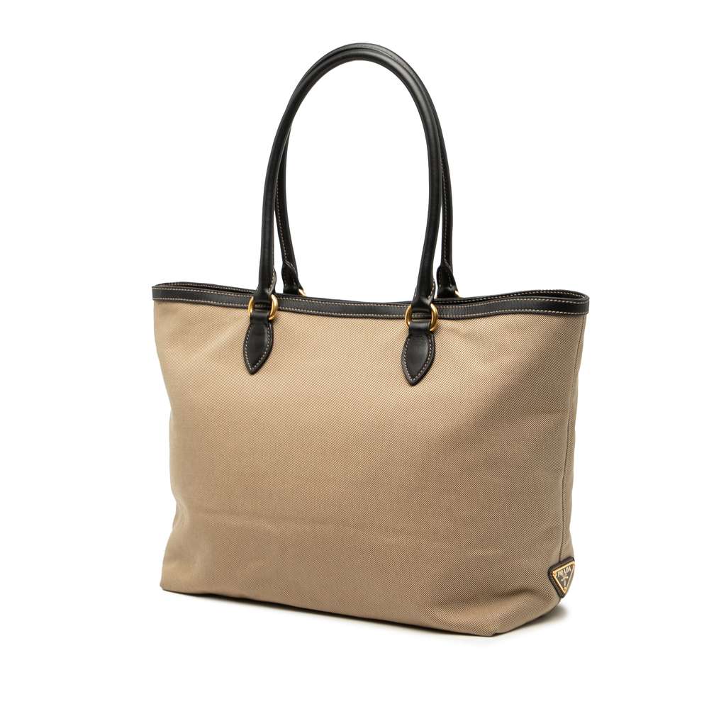 Prada Canvas Canapa Logo Tote - 2