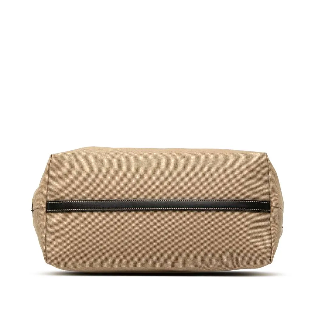 Prada Canvas Canapa Logo Tote Brown Canvas Very good - Inside View