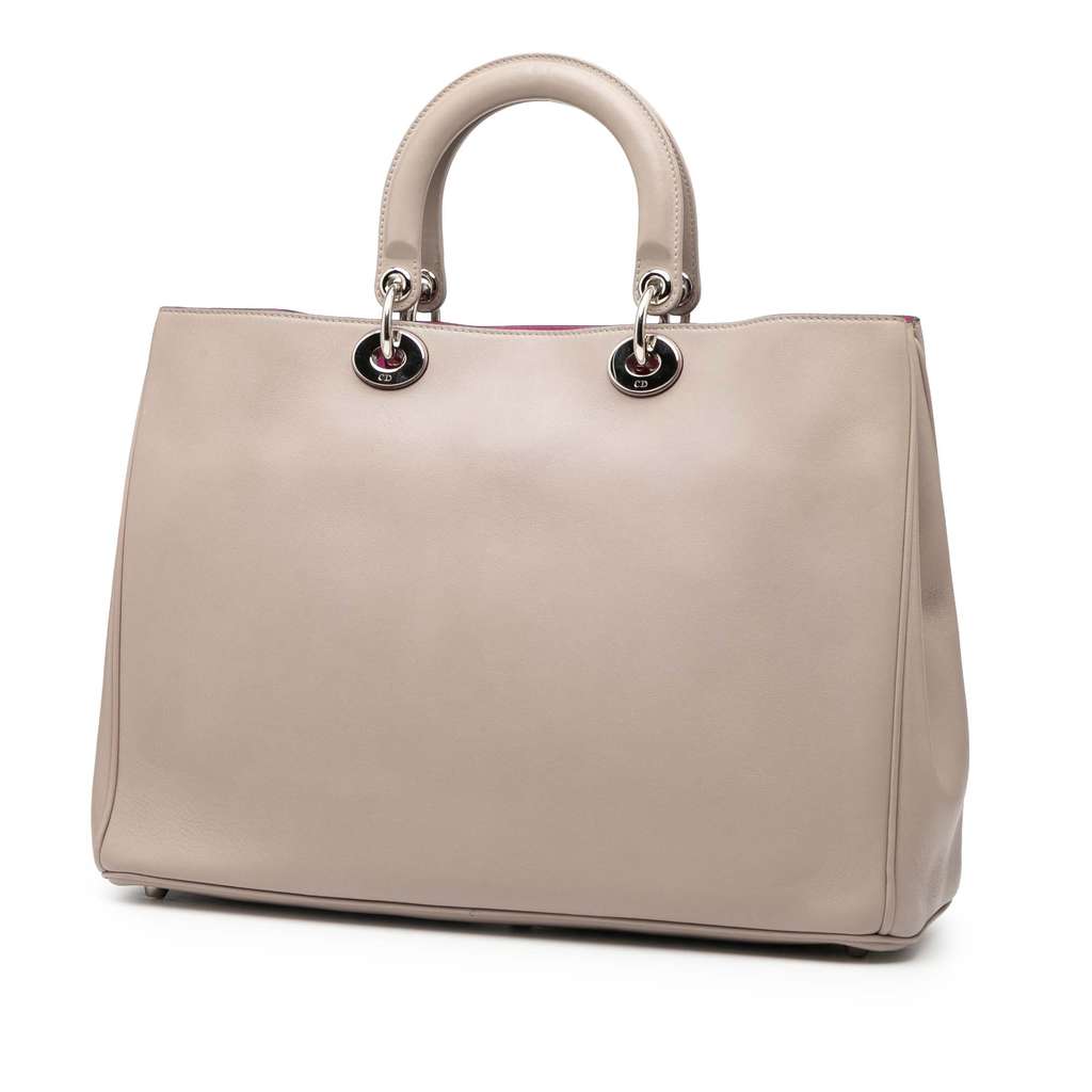 Dior Large Leather Diorissimo Satchel - 2