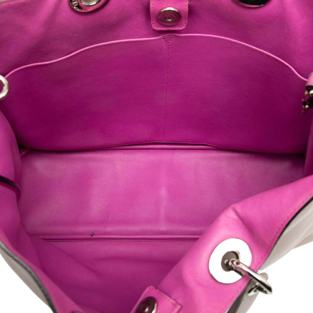Dior Large Leather Diorissimo Satchel - 4