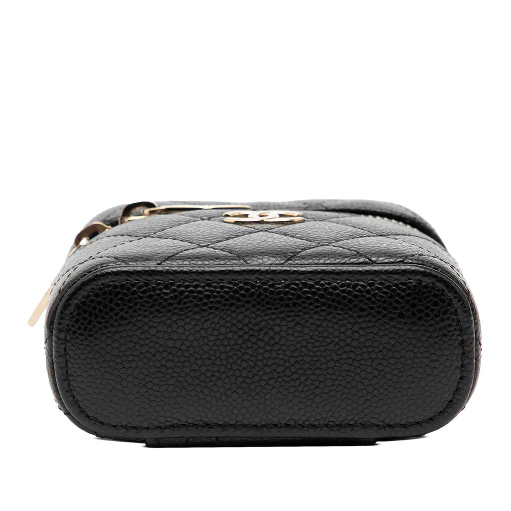 Chanel Mini Caviar Handle with Care Vanity Case - 3