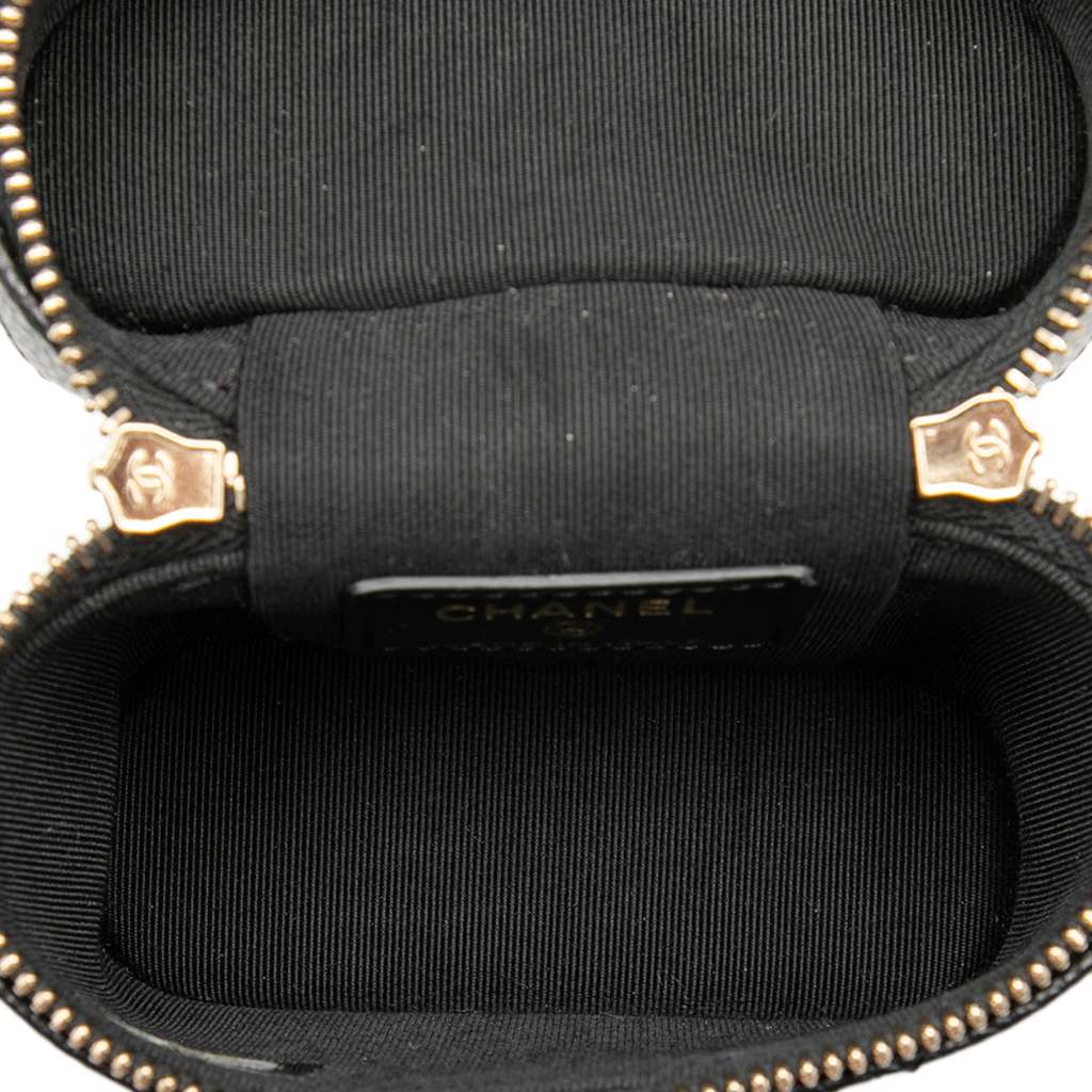 Chanel Mini Caviar Handle with Care Vanity Case - 4
