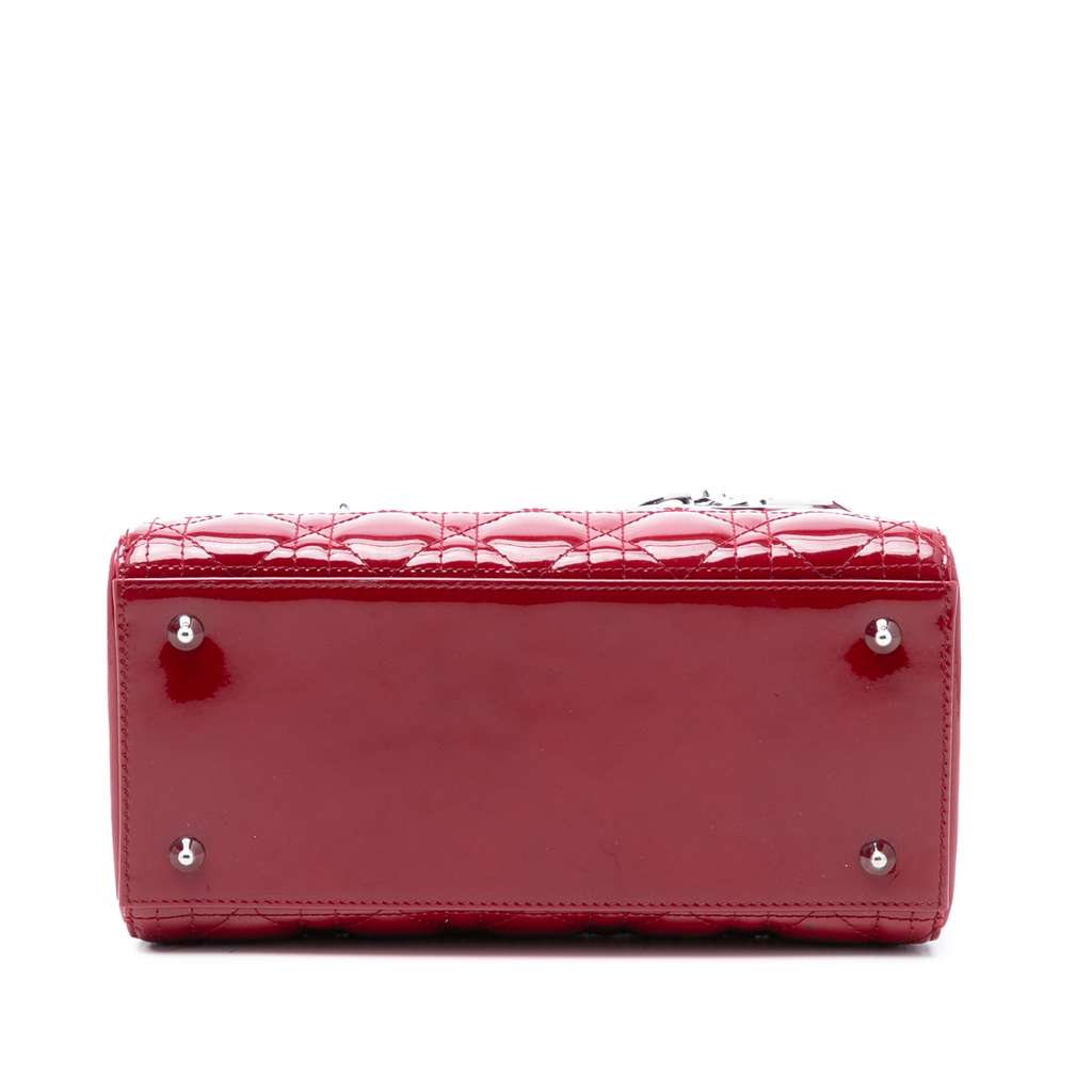 Dior Medium Patent Cannage Lady Dior - 3
