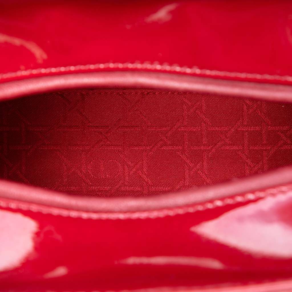 Dior Medium Patent Cannage Lady Dior - 4