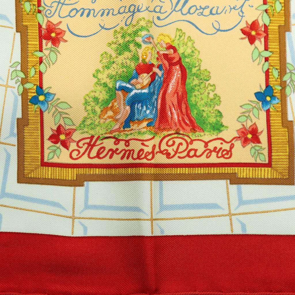 Hermès Wolfgang Amadeus Mozart Silk Scarf - 2