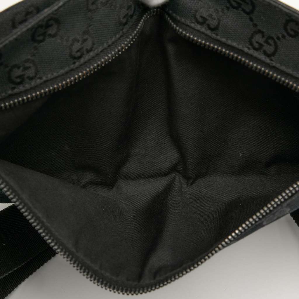 Gucci GG Canvas Double Pocket Belt Bag - 4