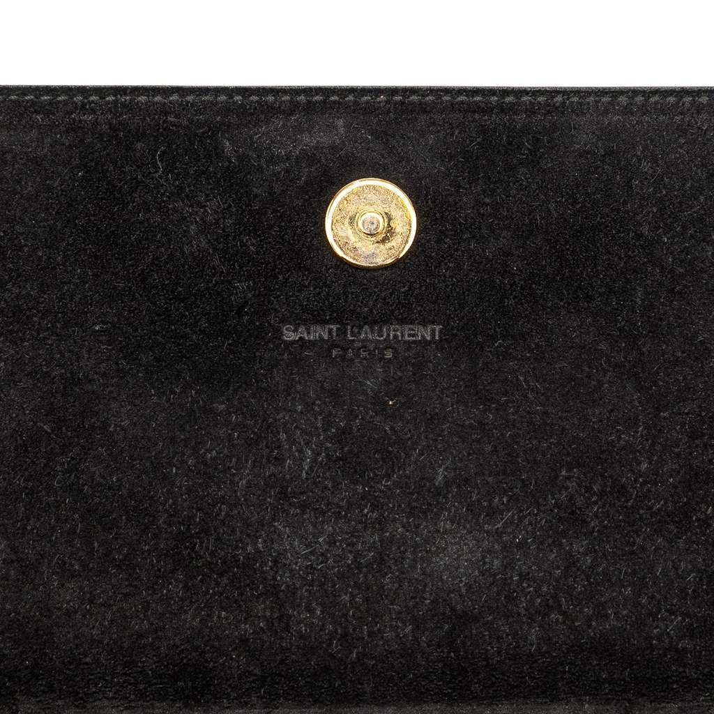 Saint Laurent Metallic Calfskin Cassandre Clutch - 5