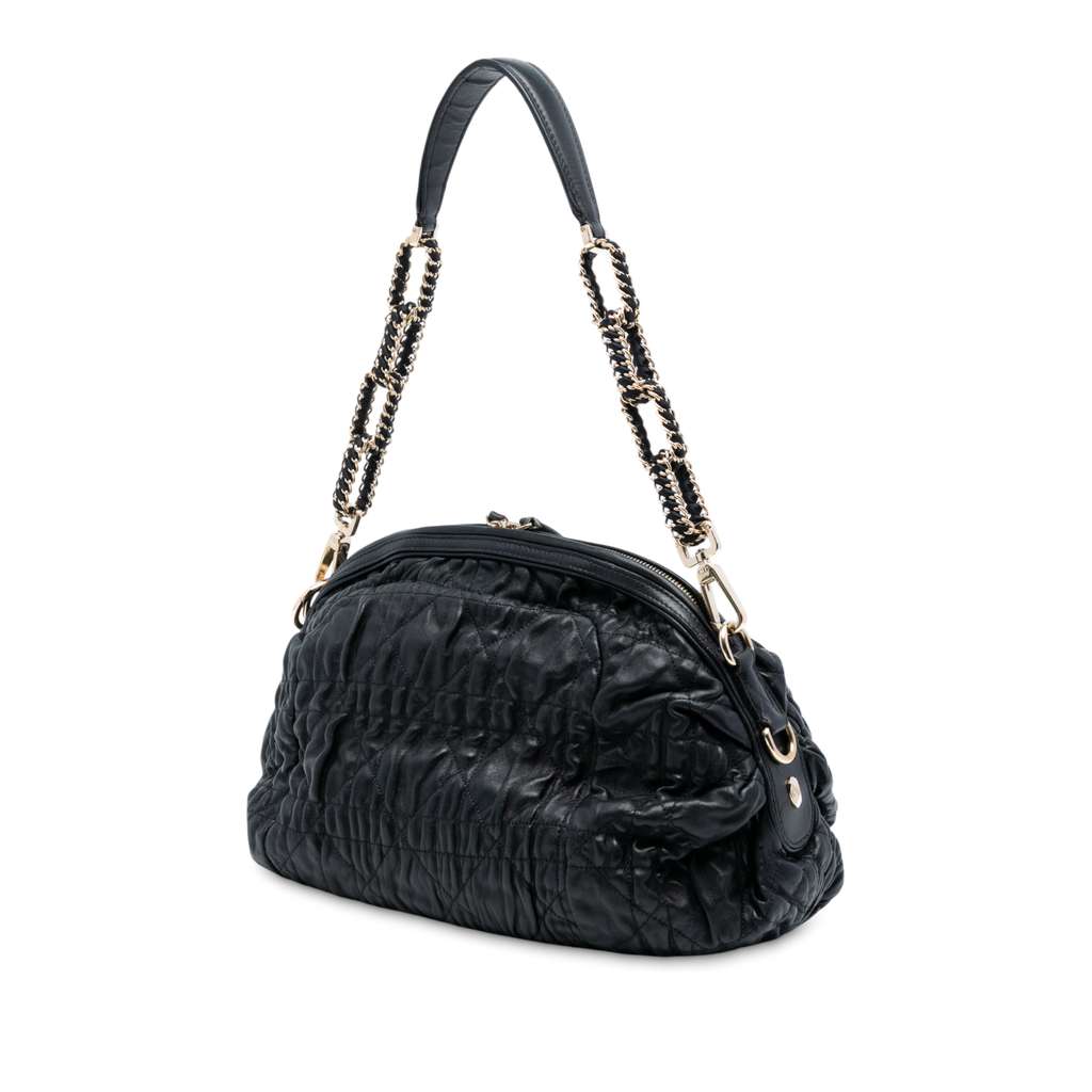 Dior Lambskin Cannage Gaufre Delices Shoulder Bag - 2