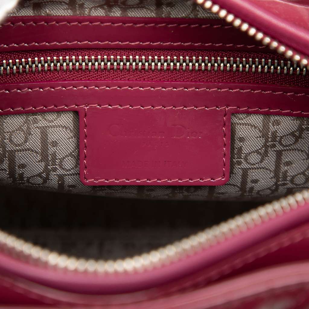 Dior Medium Patent Cannage Lady Dior - 5