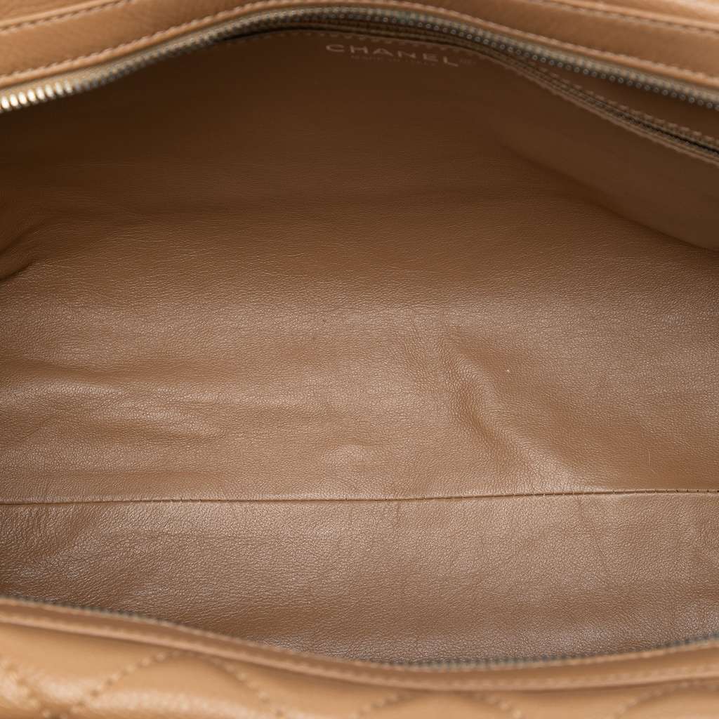 Chanel CC Quilted Caviar Stitched Bowler Bag - 4