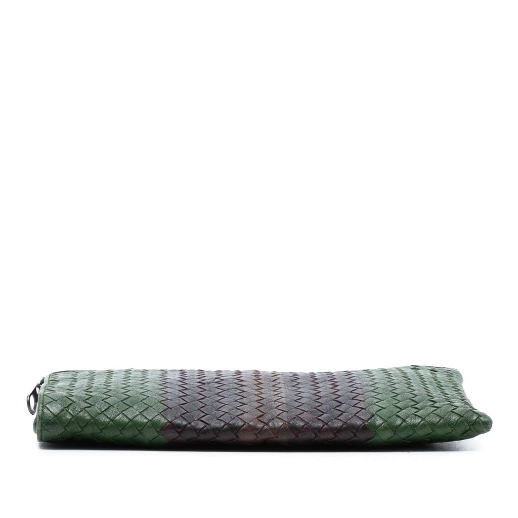 Bottega Veneta Tricolor Nappa Intrecciato Clutch - 3