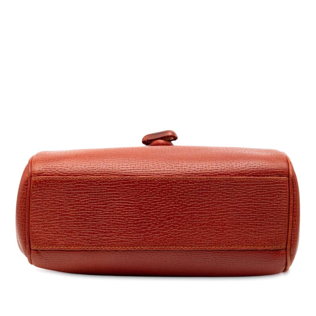 Loewe Grained Calfskin Flap Satchel - 3