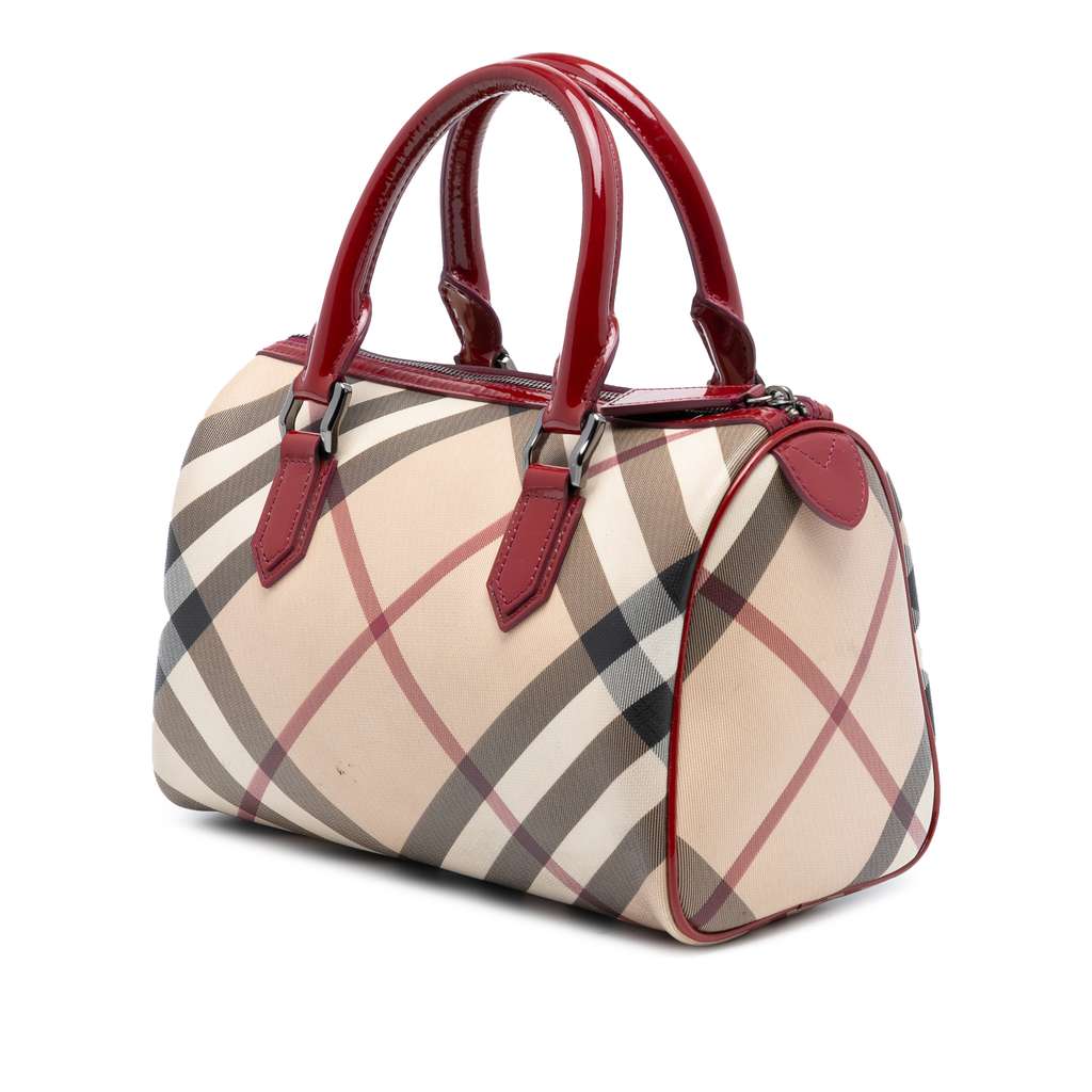 Burberry Supernova Check Canvas Chester Boston Bag - 2