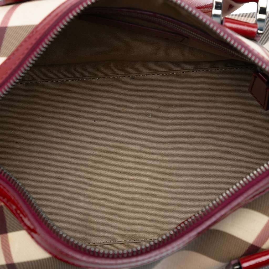 Burberry Supernova Check Canvas Chester Boston Bag - 4