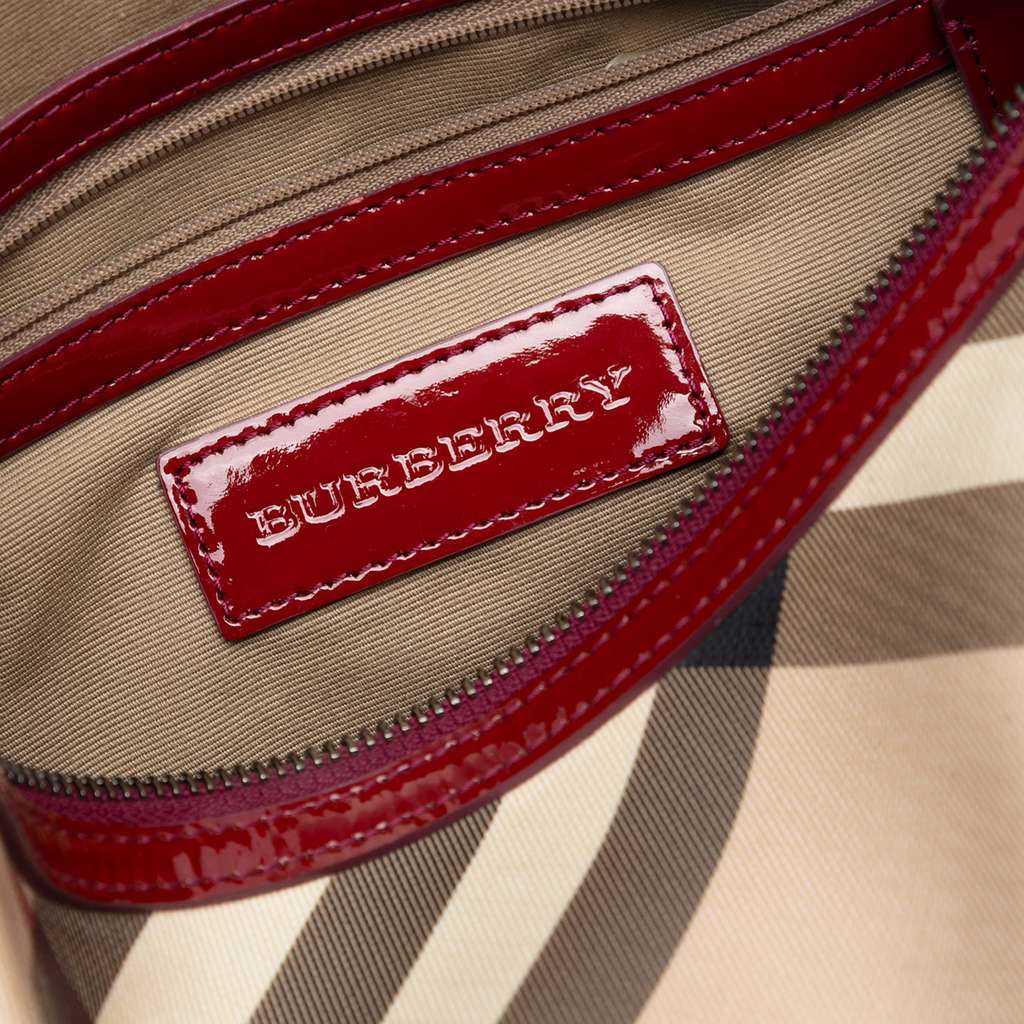 Burberry Supernova Check Canvas Chester Boston Bag - 5
