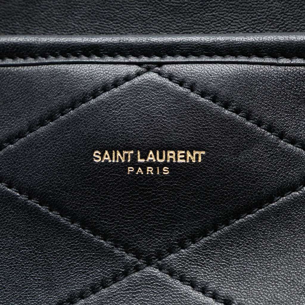 Saint Laurent Quilted Lambskin Le Maillon Chain Shoulder Bag - 5