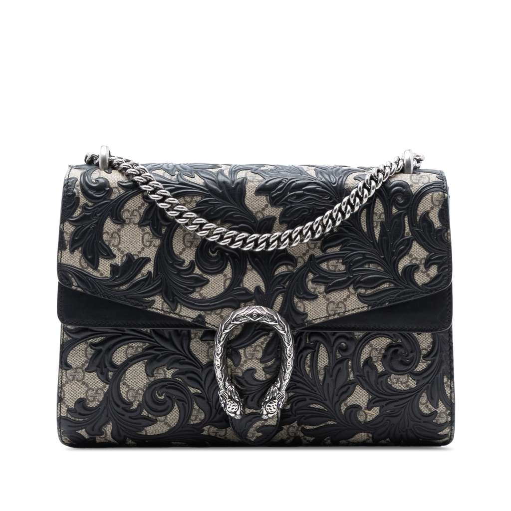 Gucci Medium GG Supreme Arabesque Dionysus Shoulder Bag
