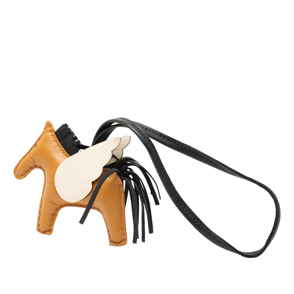 Hermès Milo Lambskin and Swift Grigri Rodeo Pegase Bag Charm PM - 2