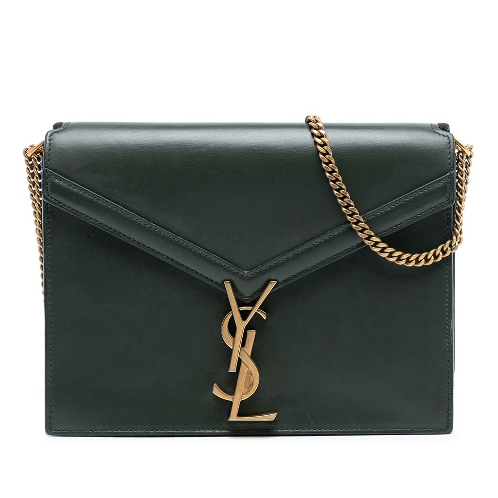 Saint Laurent Smooth Calfskin Monogram Cassandra Clasp Bag