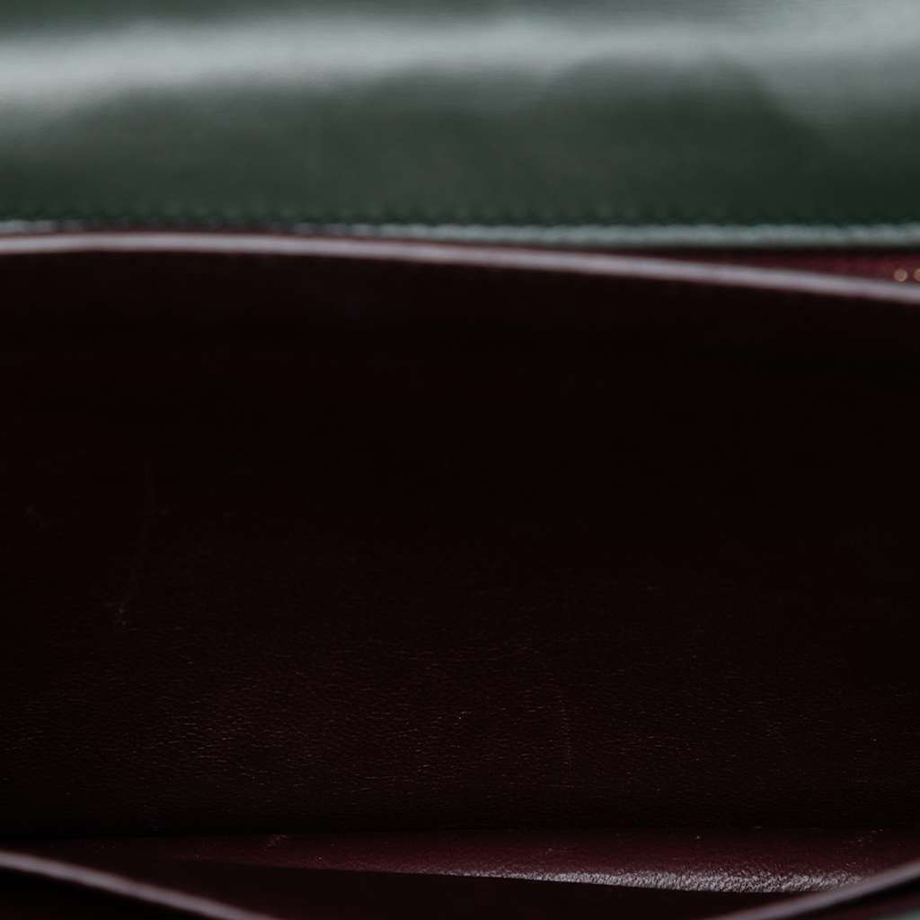 Saint Laurent Smooth Calfskin Monogram Cassandra Clasp Bag - 4