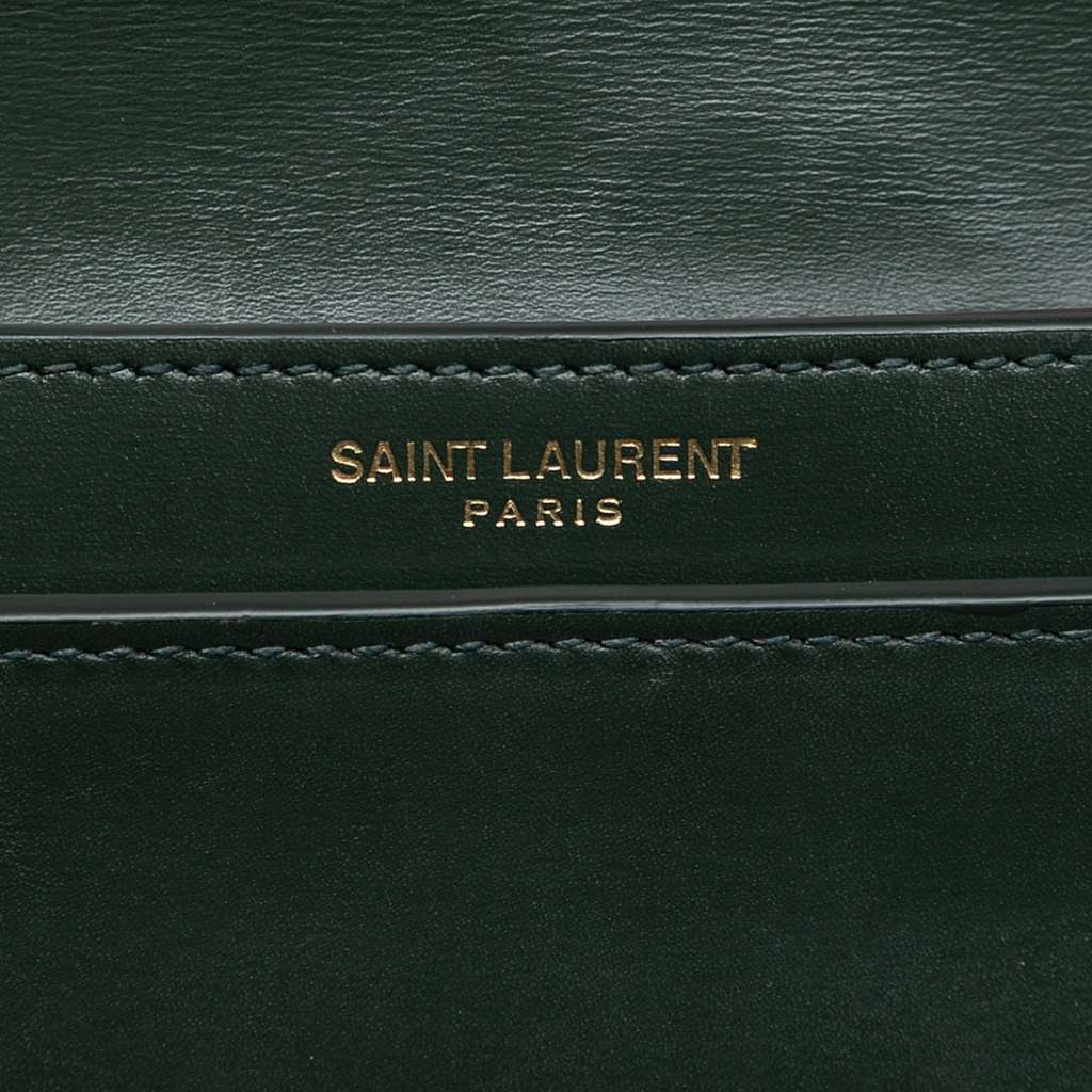 Saint Laurent Smooth Calfskin Monogram Cassandra Clasp Bag - 5
