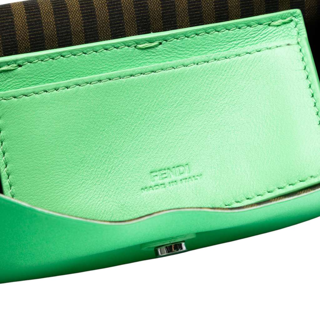 Fendi Silk Baguette Phone Pouch Satchel - 4