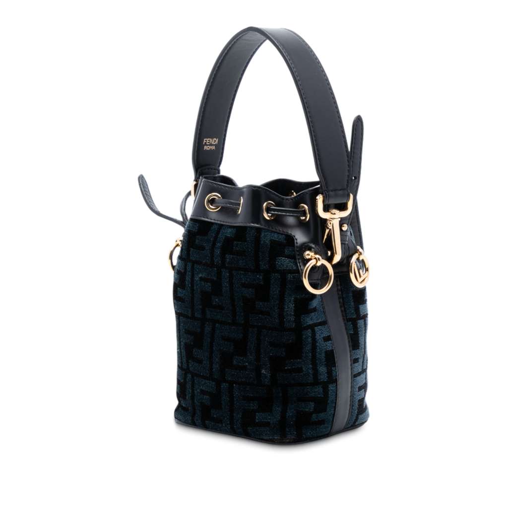 Fendi Mini Zucca Tapestry Mon Tresor Bucket Bag - 2