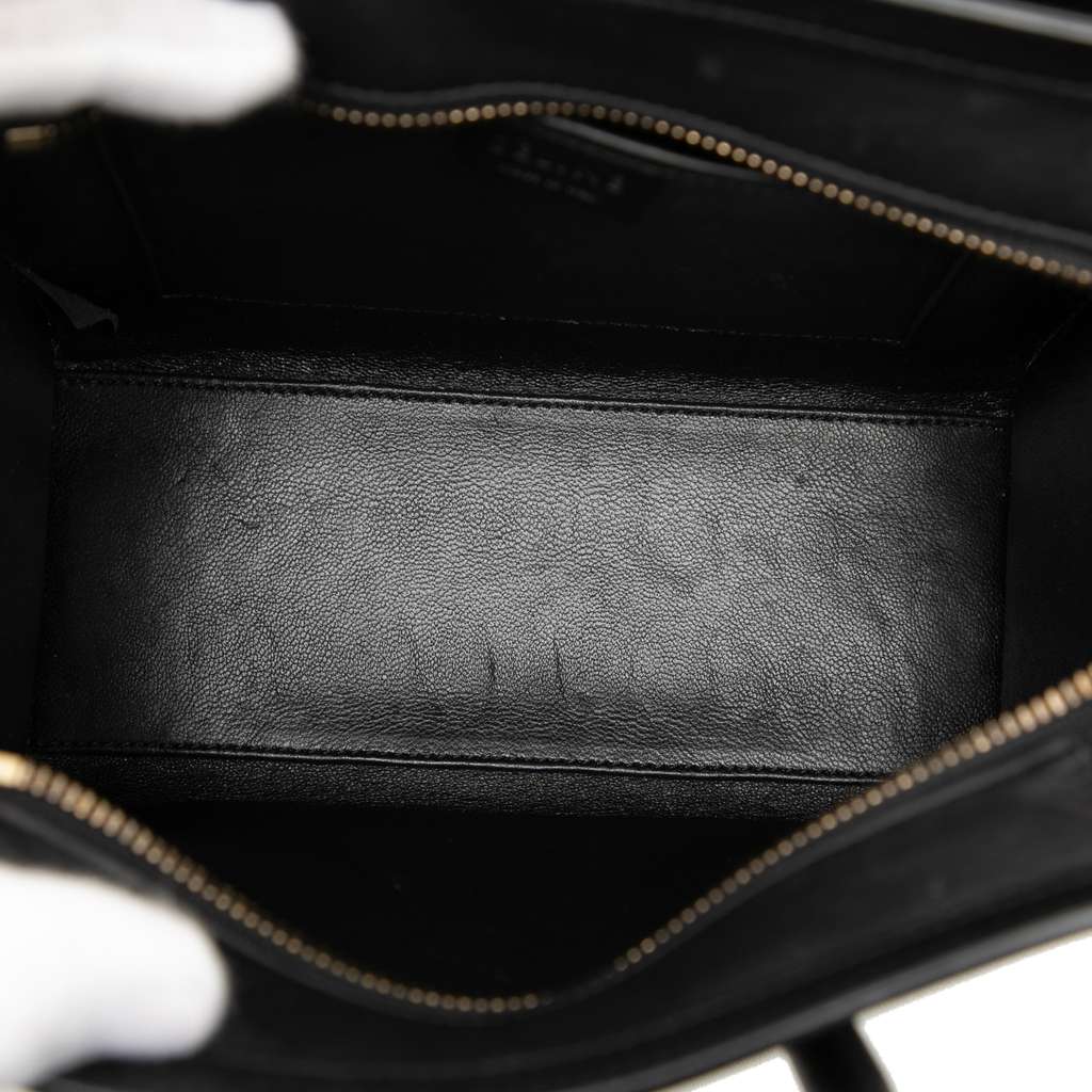 Celine Nano Tricolor Canvas and Leather Luggage Tote - 4