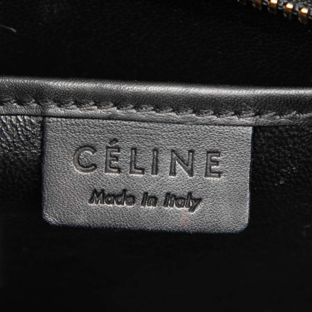 Celine Nano Tricolor Canvas and Leather Luggage Tote - 5